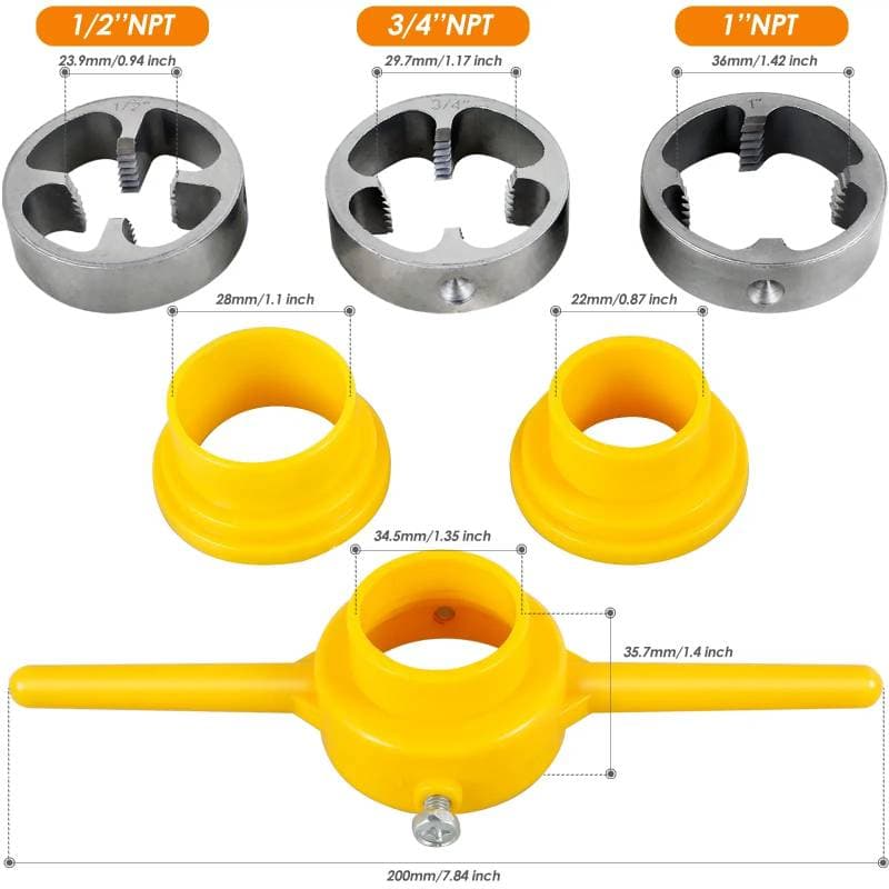 Heavy Duty Pipe Thread Cutting Tool thumbnail 2