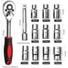 12 in 1 ratchet socket wrench set,