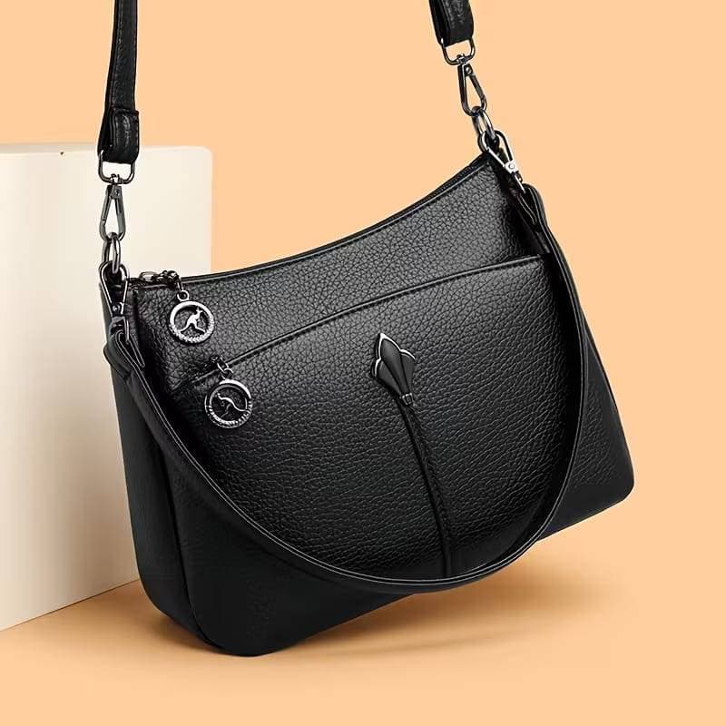 Large Capacity Waterproof Anti-theft Fashion Bag New /black thumbnail 2