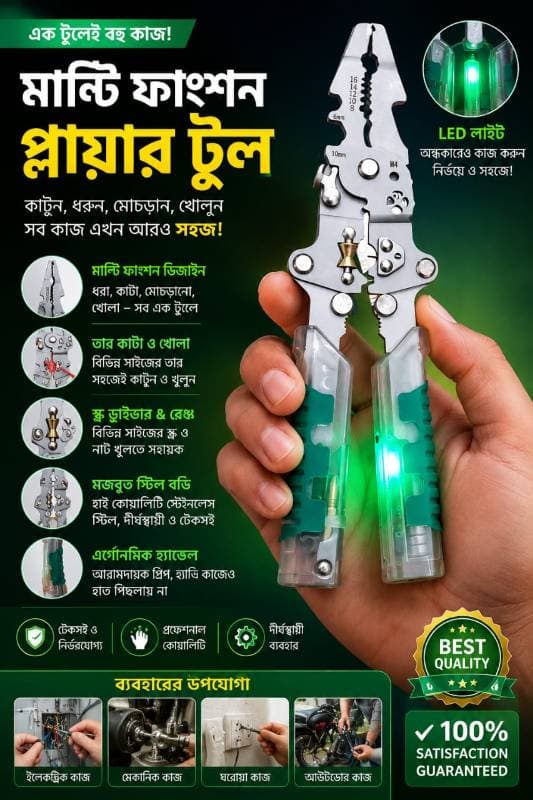 মাল্টিফাংশনাল কাটিং প্লাস ।