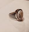 Italian Titanium Bio silver Stone Rings