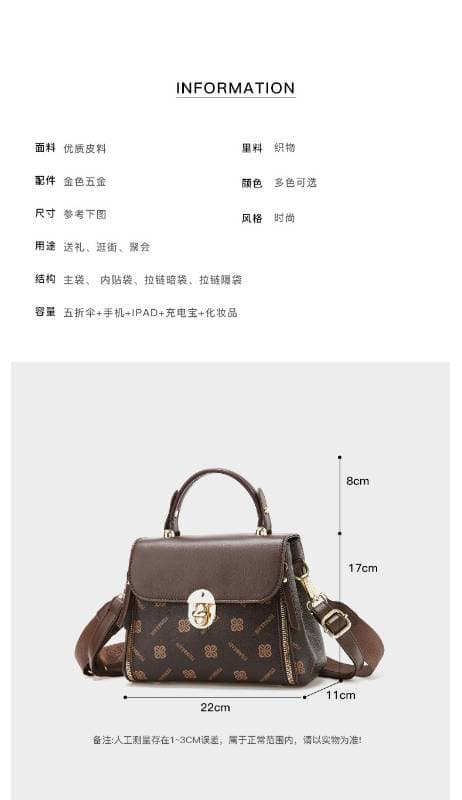  New Fashionable Printed Portable Shoulder Crossbody Bag  thumbnail 3