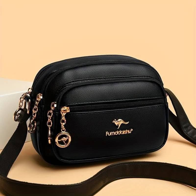 Messenger Bags For Women Luxury Crossbody Shoulder Bags Female(Black) 