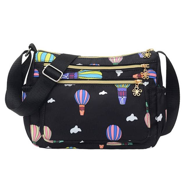 black colour ) Korean sports travel shoulder bag Code : 349