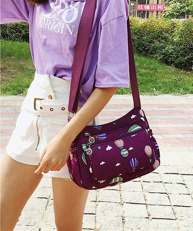 purple colour ) Korean sports travel shoulder bag Code : 347 thumbnail 2