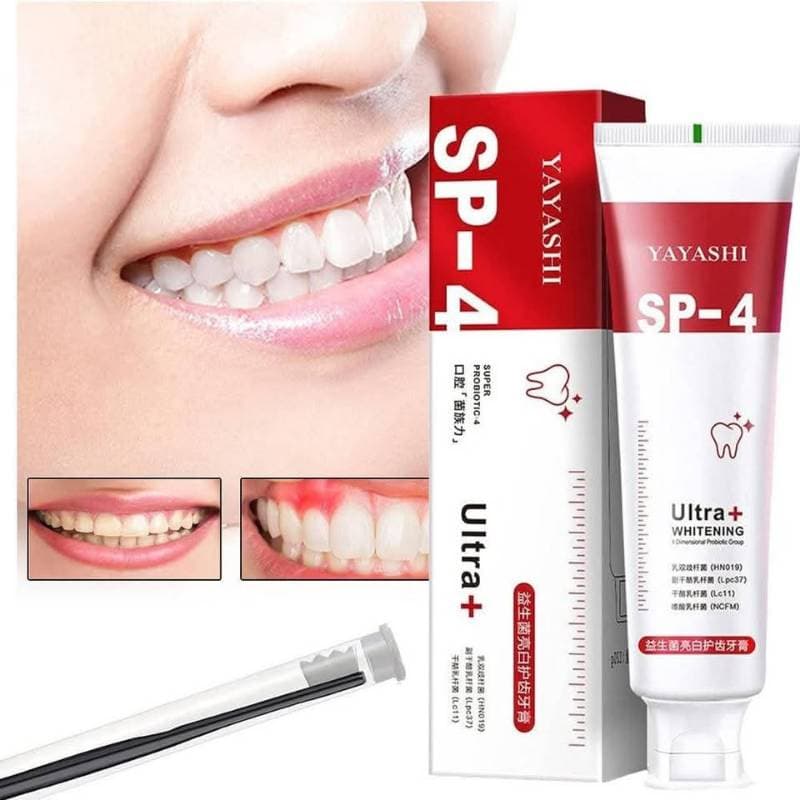probiotic toothpaste freshen breath maintain oral health whiten teeth stain removing sp-4 toothpaste teeth cleaner thumbnail 3