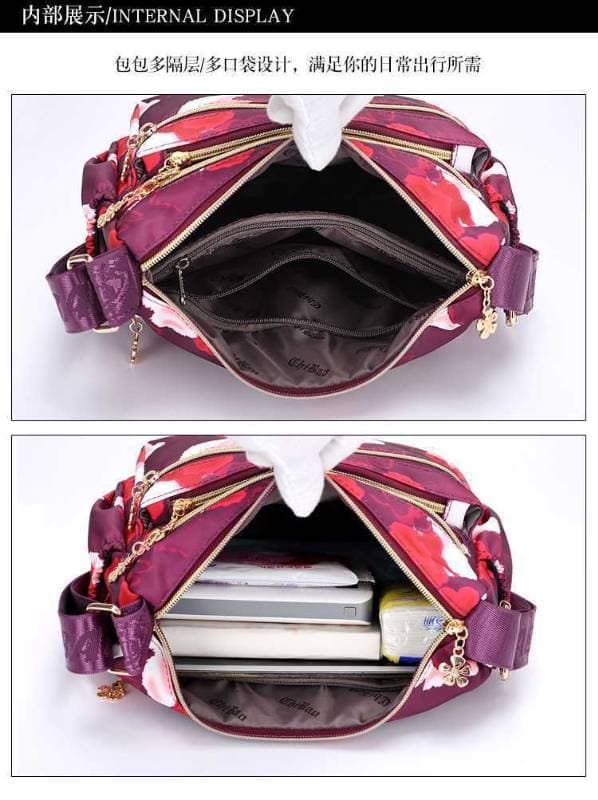 ( Light Maroon colour ) Korean sports travel shoulder bag thumbnail 3