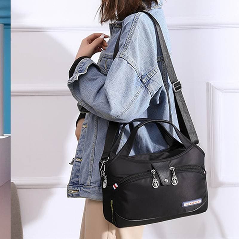 Large Capacity Waterproof Anti-theft Fashion ( black colour ) thumbnail 2