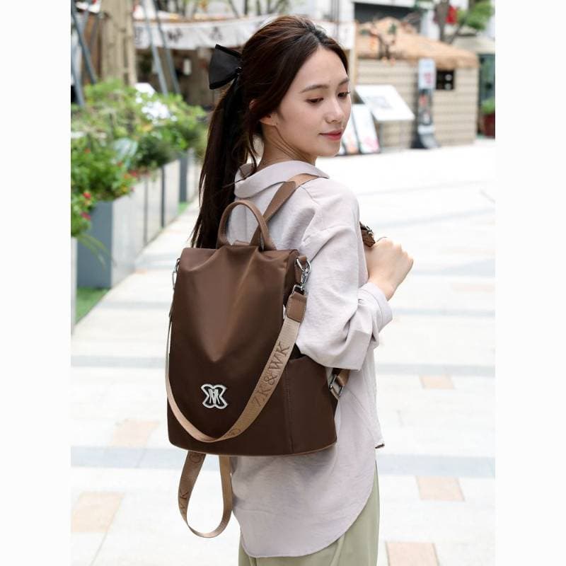  Women Large Capacity Outdoor Tote Bag ( coffee / brown )  thumbnail 2