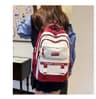  Academy Style Waterproof School Book Bag(Merun Color) 