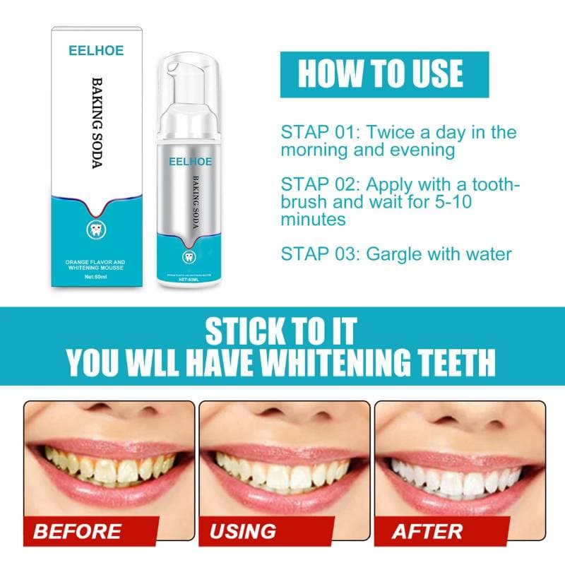 Teeth Cream Reduce Sensitive Pain Tooth Decay Push-type Foam Toothpaste thumbnail 3