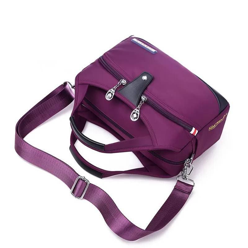 Large Capacity Waterproof Anti-theft Fashion ( purple colour) thumbnail 3