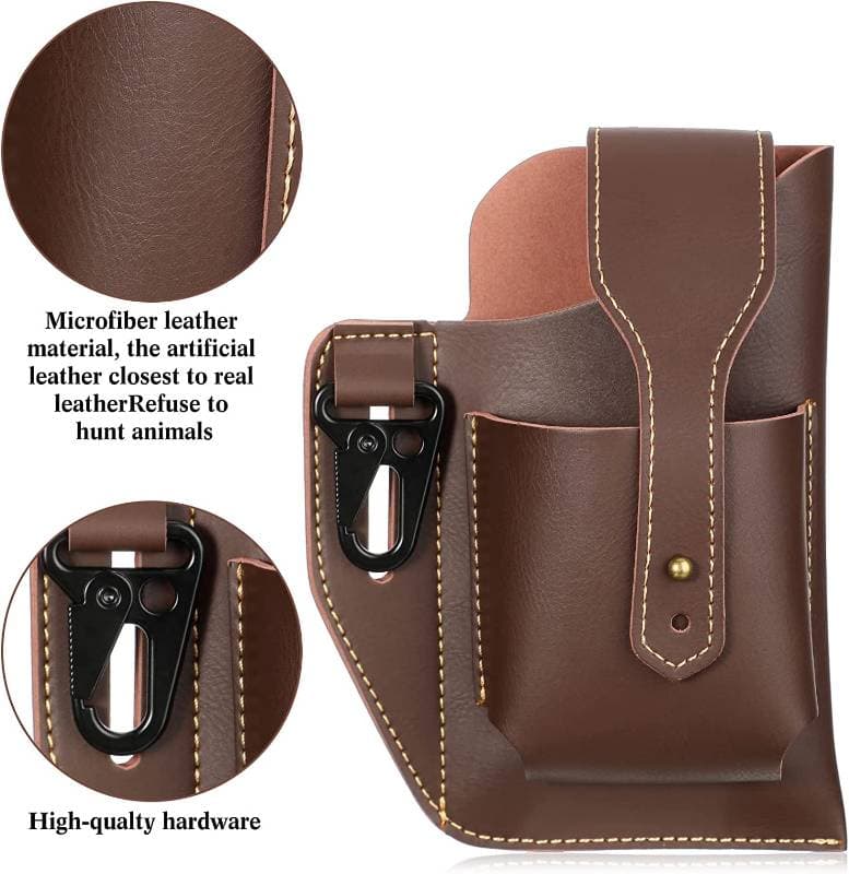 Retro Belt Waist Fashionable Bag Brown thumbnail 2
