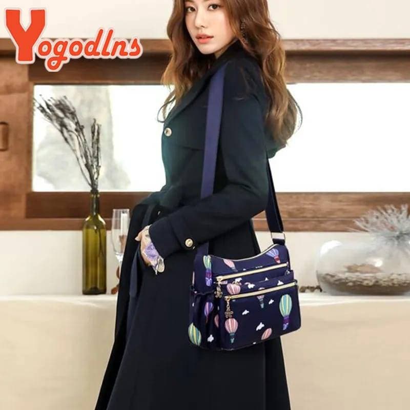 ( blue colour ) Korean sports travel shoulder bag thumbnail 2