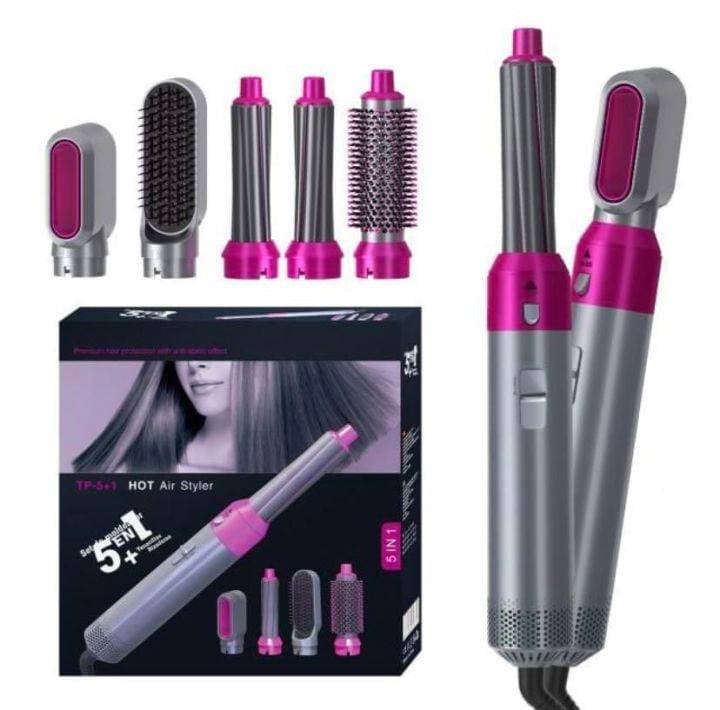 5 in 1 Multifunctional styling tool, The Detachable Automatic Suction Hair Curler, 5 in 1 Multi-Head Hot Air Comb thumbnail 2