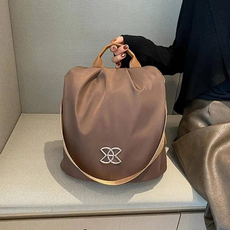 Women Large Capacity Outdoor Tote Bag ( coffee / brown ) thumbnail 3