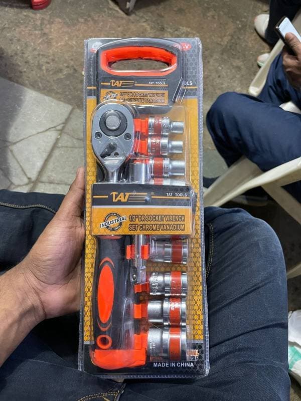 12 in 1 ratchet socket wrench set, thumbnail 2