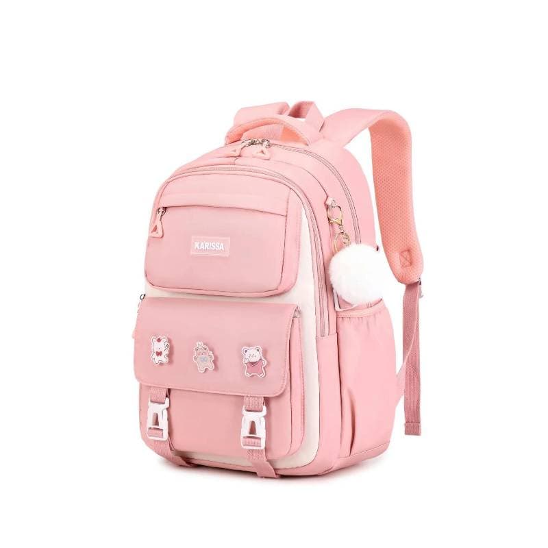  Kids Backpack Children School Bags for Girls Orthopedic Waterproof Primary Schoolbag Book Bag (pink)  thumbnail 3