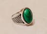 Italian Titanium Bio silver Stone Rings