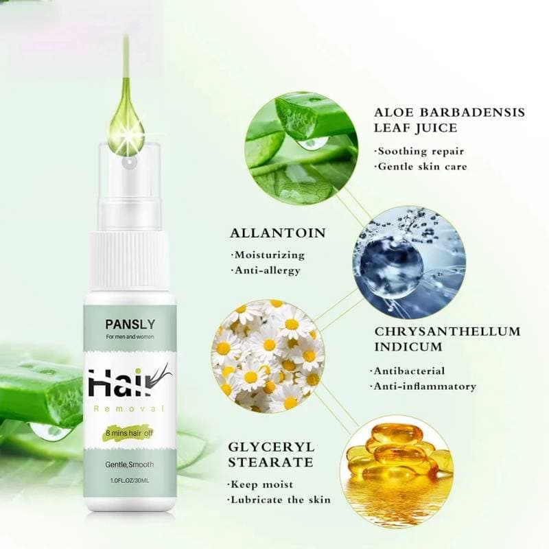 30ml PANSLY Mild Moisturizing Hair Removal Spray thumbnail 2
