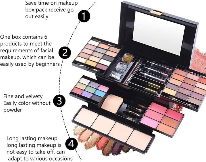 MISS ROSE M 58 Color Professional Makeup pallet, Makeup Kit for Women Full Kit, thumbnail 2