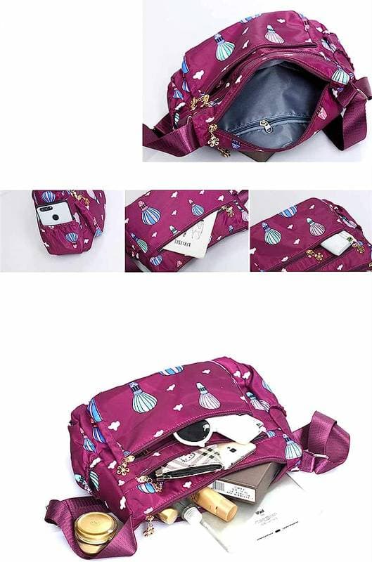 purple colour ) Korean sports travel shoulder bag Code : 347 thumbnail 3