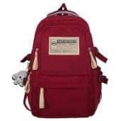 Academy Style Waterproof School Book Bag(Merun Colo