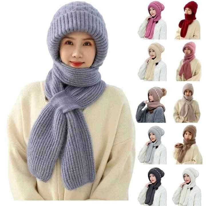 Ear Protection Windproof Cap Scarf (Ash ) thumbnail 2