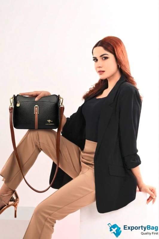 Large Capacity Waterproof Anti-theft Fashion Bag New black thumbnail 2