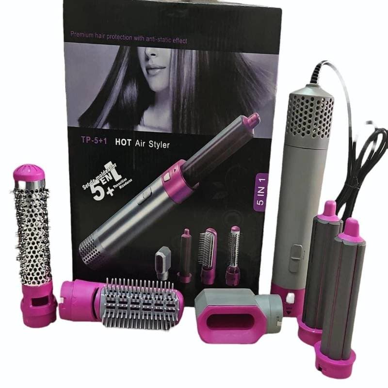5 in 1 Multifunctional styling tool, The Detachable Automatic Suction Hair Curler, 5 in 1 Multi-Head Hot Air Comb thumbnail 3