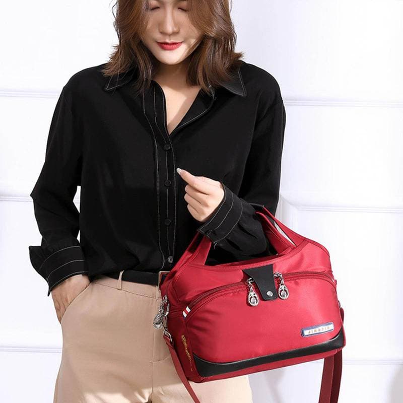 ( Red colour ) Large Capacity Waterproof Anti-theft Fashion thumbnail 3