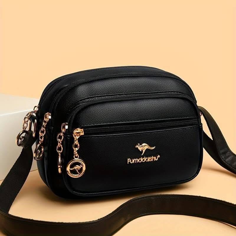 Messenger Bags For Women Luxury Crossbody Shoulder Bags Female(Black) 