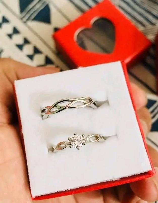 Stainless Steel Adjustable Couple Rings