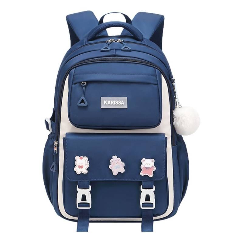 Waterproof School Bag(Blue)