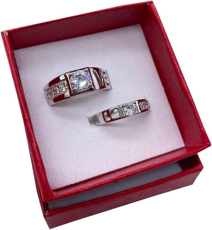 Stainless Steel Adjustable Couple Rings