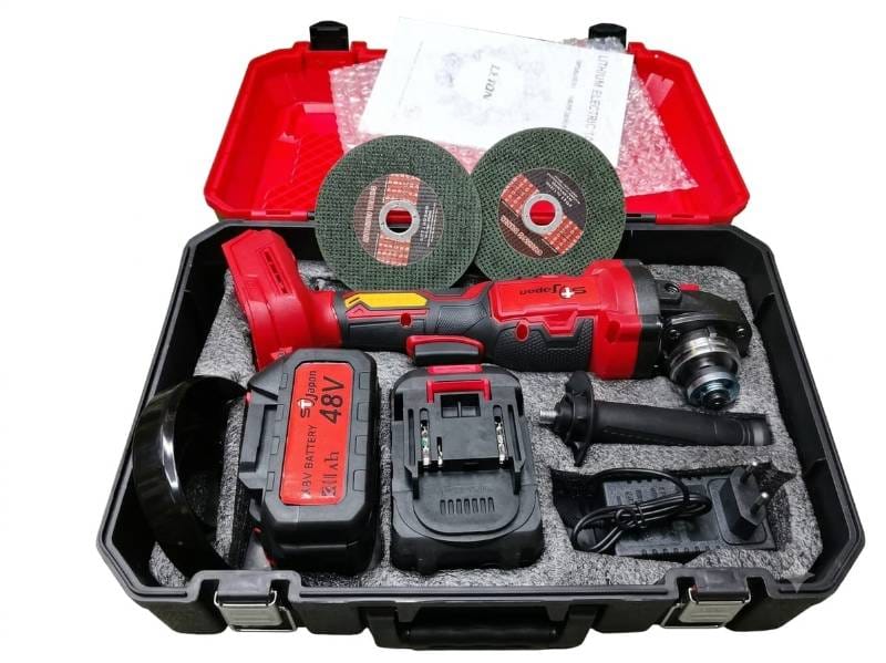 4``inc48v Angle Grinder with double battery