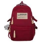 Academy Style Waterproof School Book Bag(Merun Colo